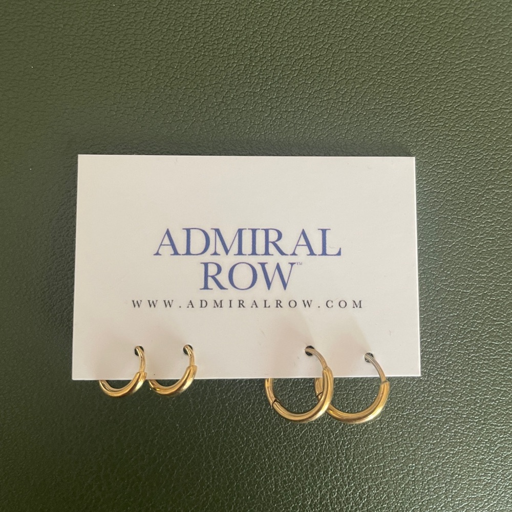 Admiral Row mini hoop earrings
